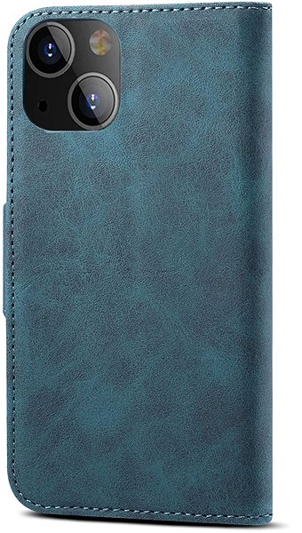 Handyhülle Lenuo Leather Flip Case für iPhone 14 Plus - blau ...