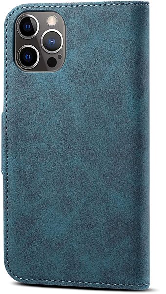 Handyhülle Lenuo Leather Flip Case für iPhone 14 Pro Max - blau ...