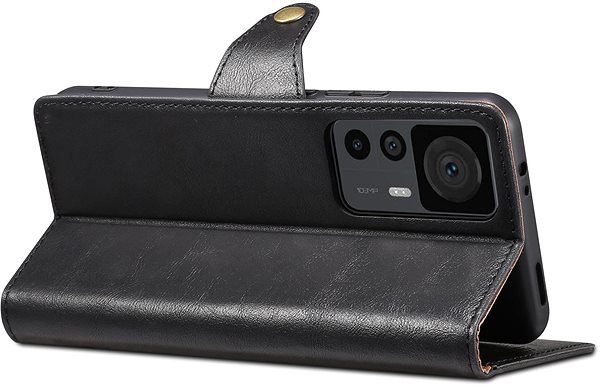 Handyhülle Lenuo Leder Flip-Case für Xiaomi 12T/12T Pro - schwarz ...