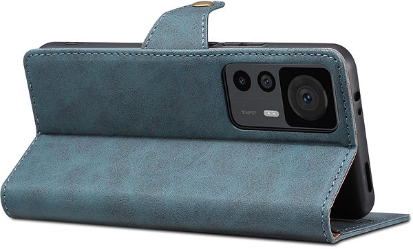 Handyhülle Lenuo Leder Flip-Case für Xiaomi 12T/12T Pro - blau ...