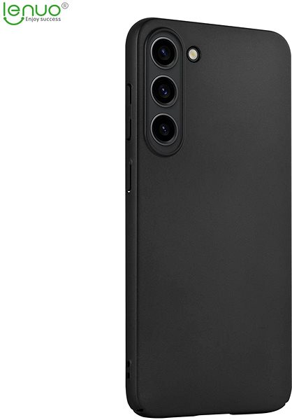 Kryt na mobil Lenuo Leshield obal na Samsung Galaxy S23+, čierna ...