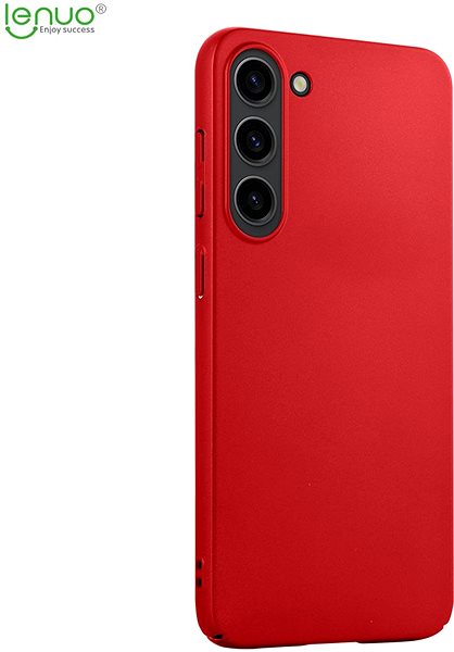 Kryt na mobil Lenuo Leshield obal na Samsung Galaxy S23+, červená ...