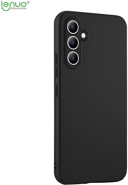 Kryt na mobil Lenuo Leshield obal na Samsung Galaxy A34 5G, čierna ...