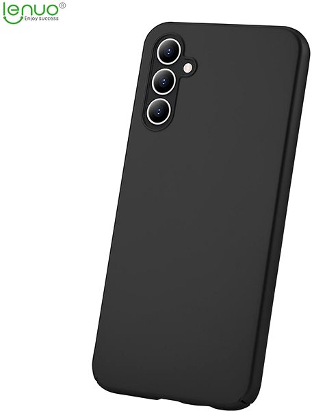 Kryt na mobil Lenuo Leshield obal na Samsung Galaxy A34 5G, čierna ...