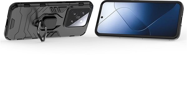 Handyhülle Lenuo Armor Hülle für das Xiaomi 14 schwarz ...