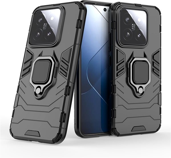 Handyhülle Lenuo Armor Hülle für das Xiaomi 14 schwarz ...