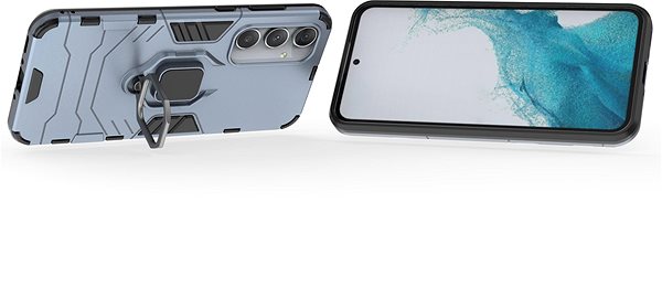 Handyhülle Lenuo Armor Cover für das Samsung Galaxy A35 5G blau ...