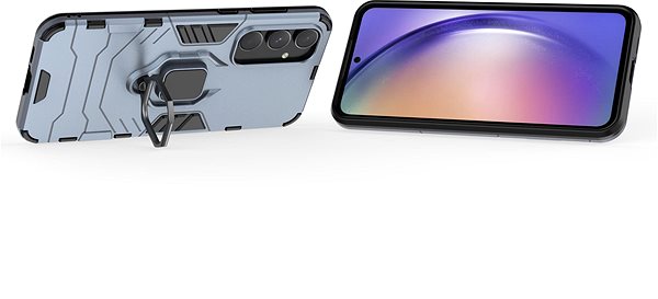 Handyhülle Lenuo Armor Hülle für das Samsung Galaxy A55 5G blau ...