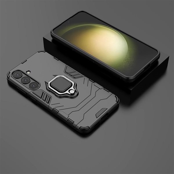 Handyhülle Lenuo Armor Hülle für das Samsung Galaxy S24+ schwarz ...
