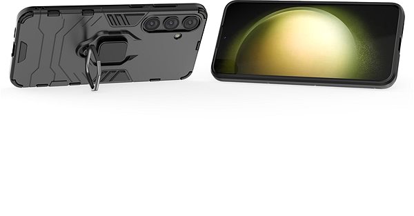 Handyhülle Lenuo Armor Hülle für das Samsung Galaxy S24+ schwarz ...