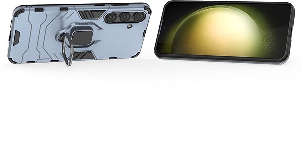Kryt na mobil Lenuo Armor obal pro Samsung Galaxy S24+ modrá ...