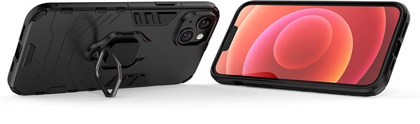 Handyhülle Lenuo Armor Hülle für das iPhone 15 Plus schwarz ...