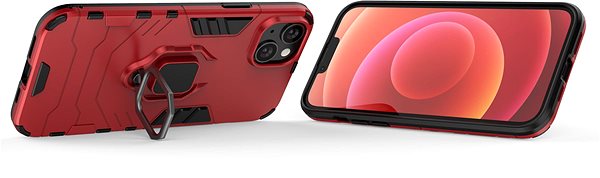 Handyhülle Lenuo Armor Hülle für iPhone 15 Plus rot ...