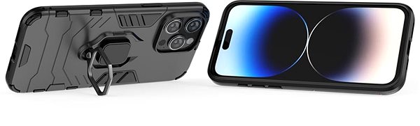 Kryt na mobil Lenuo Armor obal pro iPhone 15 Pro Max černá ...