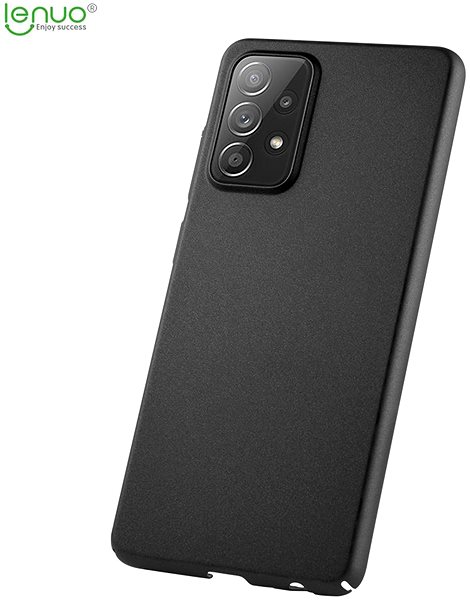 Kryt na mobil Lenuo Leshield pre Samsung Galaxy A52 4G/5G, čierny ...