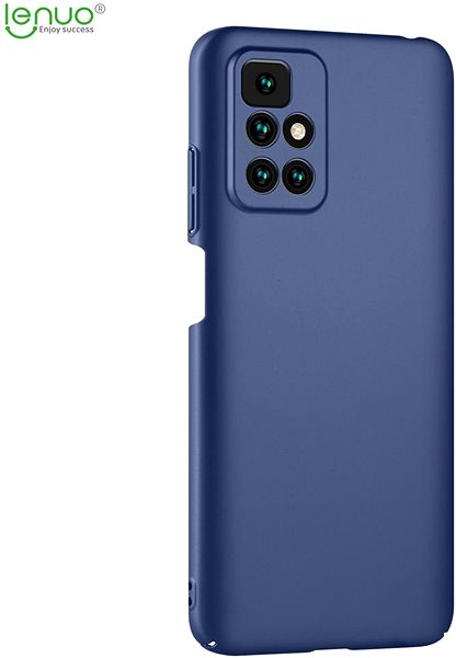 Kryt na mobil Lenuo Leshield obal pre Xiaomi Redmi 10, modrý ...