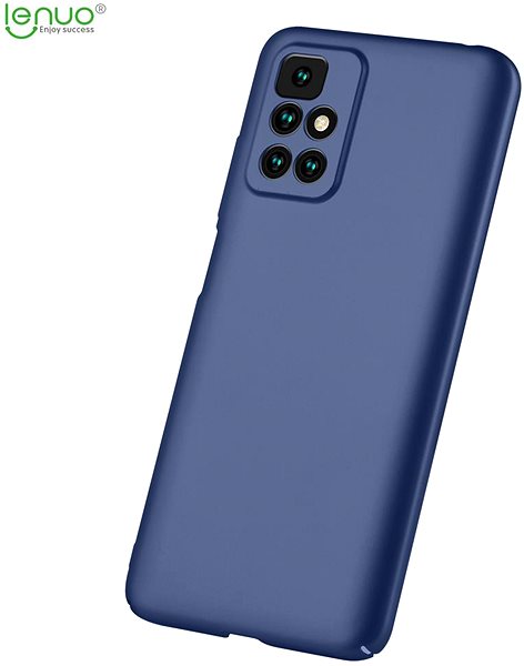 Kryt na mobil Lenuo Leshield obal pre Xiaomi Redmi 10, modrý ...