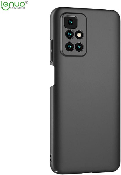Kryt na mobil Lenuo Leshield obal pre Xiaomi Redmi 10, čierna ...