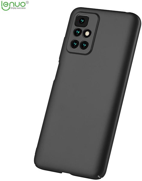 Kryt na mobil Lenuo Leshield obal pre Xiaomi Redmi 10, čierna ...