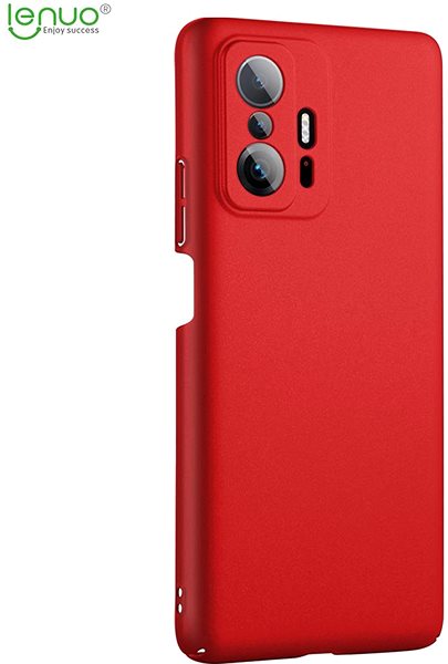 Kryt na mobil Lenuo Leshield pre Xiaomi Mi 11T/11T Pro, červený ...