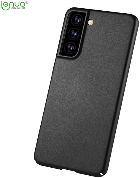 Telefon tok Lenuo Leshield Tok a Samsung Galaxy S21 FE 5G készülékhez, fekete ...