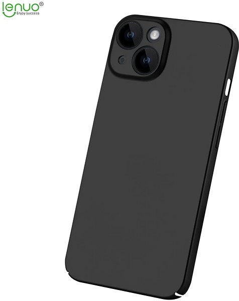 Kryt na mobil Lenuo Leshield obal pre iPhone 14 Plus, čierny ...