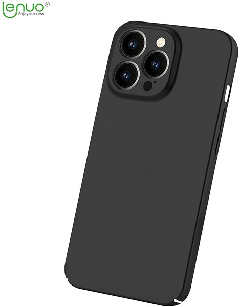 Kryt na mobil Lenuo Leshield obal pre iPhone 14 Pro Max, čierny ...