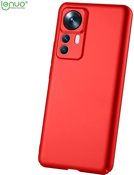 Kryt na mobil Lenuo Leshield obal na Xiaomi 12T Pro, červená ...