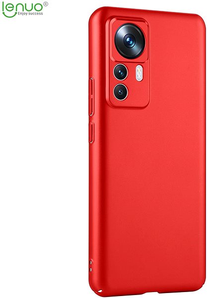 Kryt na mobil Lenuo Leshield obal na Xiaomi 12T Pro, červená ...