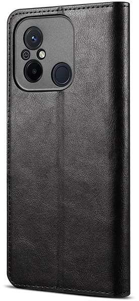 Handyhülle Lenuo Leather Klapphülle für Xiaomi Redmi 12C, schwarz ...