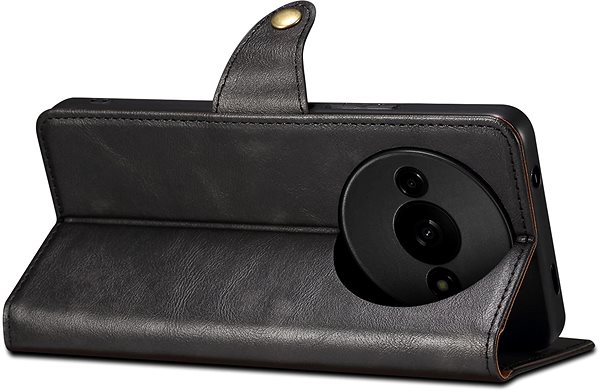 Handyhülle Lenuo Leather Flip-Hülle für das Xiaomi Redmi A3, schwarz ...