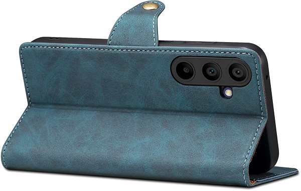 Handyhülle Lenuo Leather Flip Case für das Samsung Galaxy A35 blau ...