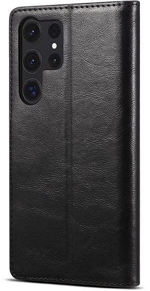 Handyhülle Lenuo Leder Flip Case für Samsung Galaxy S23 Ultra - schwarz ...