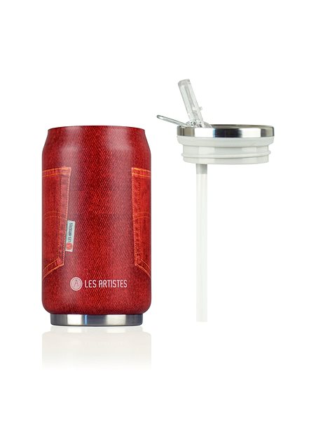 Thermal Mug LES ARTISTES Thermo mug 280ml Red Jean A-2033 Features/technology