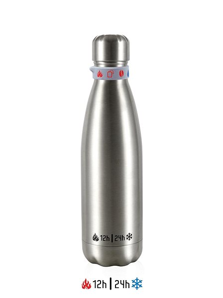 Thermotasse LES ARTISTES Rebel Silber A-2004 Thermosflasche 800 ml Screen