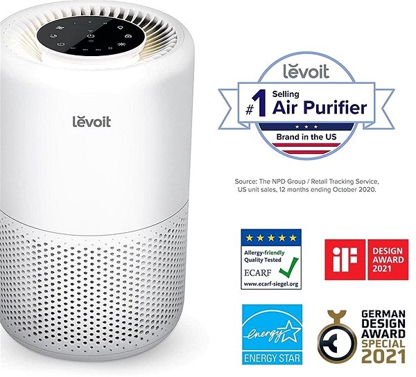 Air Purifier Levoit Core200S SMART Features/technology