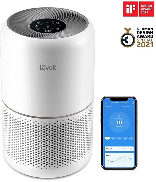 Air Purifier Levoit Core300S SMART Features/technology