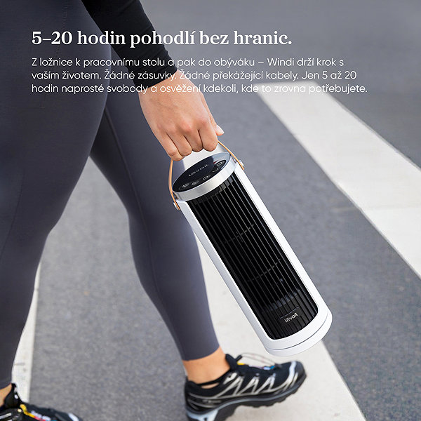 Ventilátor Levoit Windi Mini Plus akkumulátoros fehér ...