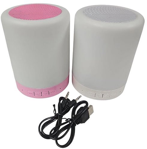 Nachtlicht Leventi Smart RGB Night Touch Lampe mit WiFi und Lautsprecher - weiß ...