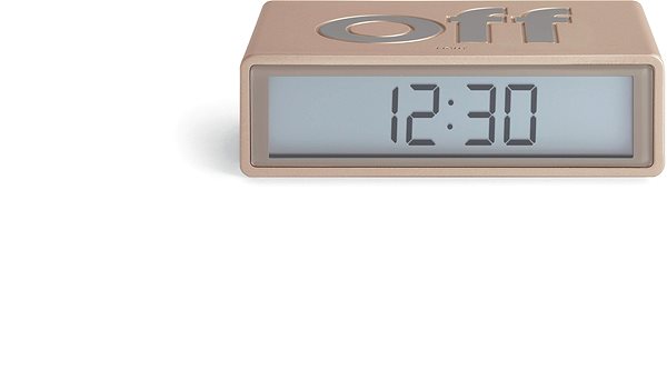 Ébresztőóra Lexon Flip+ Travel Soft Gold ...