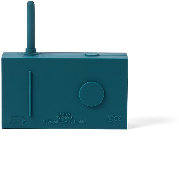 Bluetooth-Lautsprecher Lexon Tykho 3 - blau Rückseite