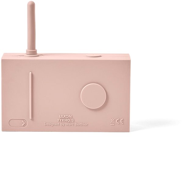 Bluetooth-Lautsprecher Lexon Tykho 3 - rosa Rückseite