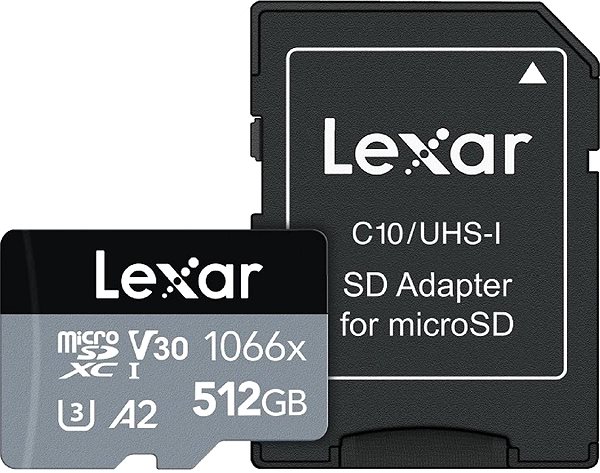 Speicherkarte Lexar microSDXC SILVER 512 GB ...