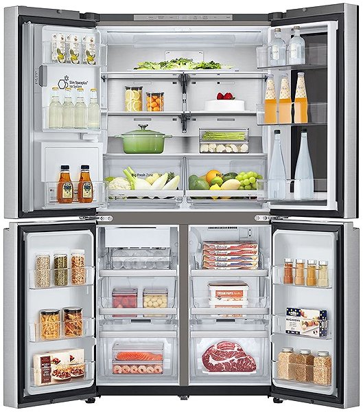 Side by side hűtő LG GMG960MBEE ...