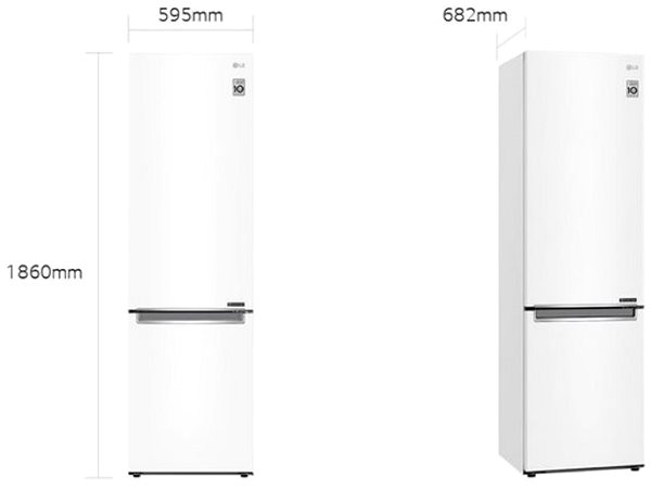 Refrigerator LG GBB71SWEFN Technical draft