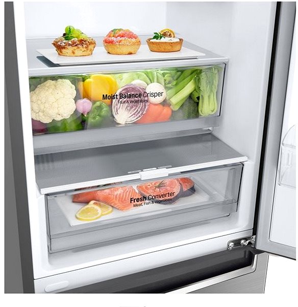 Refrigerator LG GBB61PZGCN1 ...