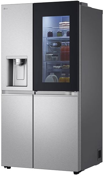 American Refrigerator LG GSXE91MBAD Front side - 3D