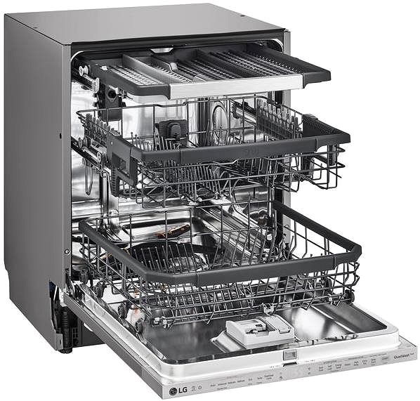 Built-in Dishwasher LG DB325TXS Lateral view