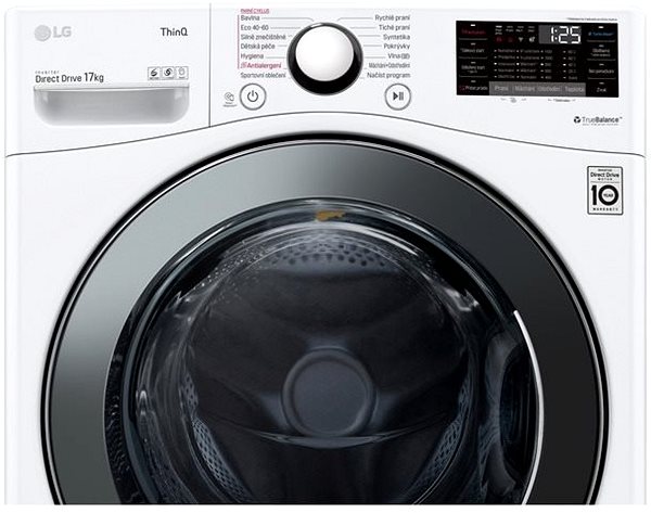 Steam Washing Machine LG F171P1CY2W Features/technology