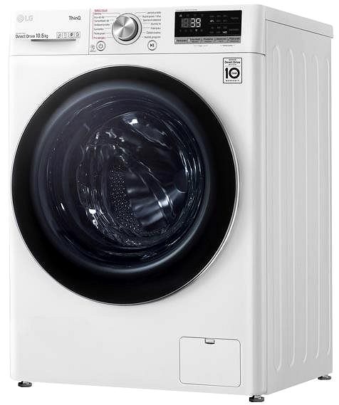 Steam Washing Machine LG F4WV910P2E Lateral view